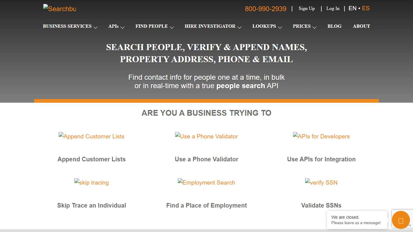 Professional True People Search, Verify Phone Numbers, Batch, API